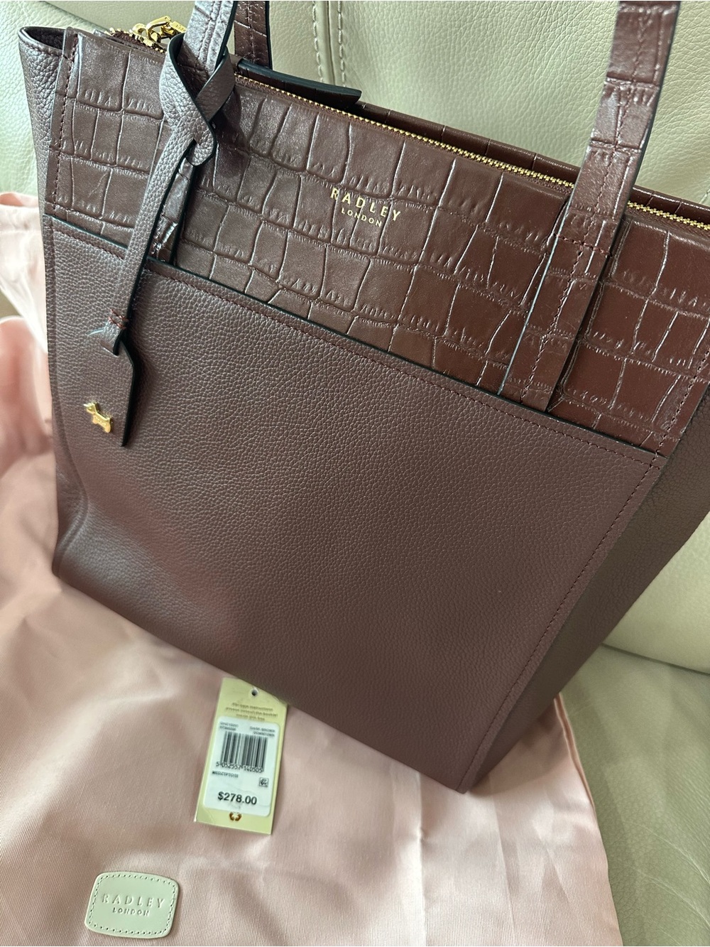 Radley London brown tote Like New! - Picture 3 of 15